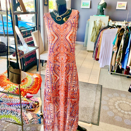 Tribal Maxi, XLarge Orange Blue