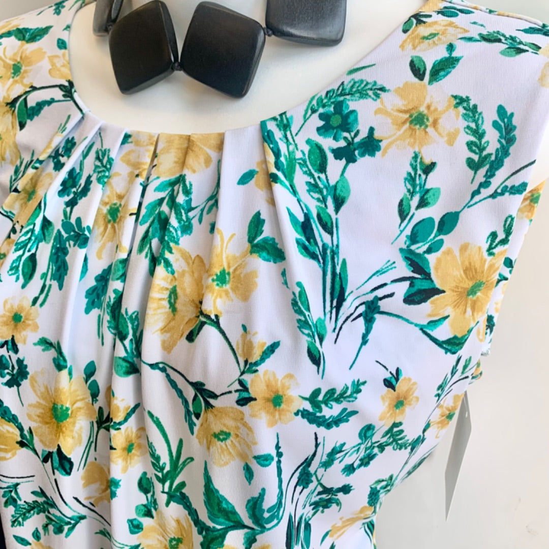 Calvin Klein, Large White Green Yellow