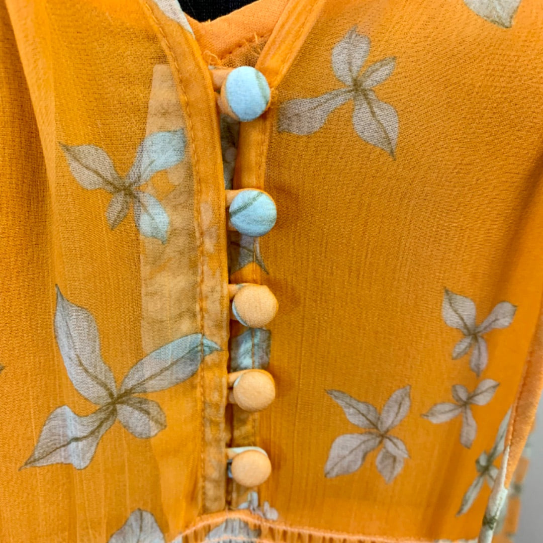 Anthropologie, Dresses, XSmall Orange Multi