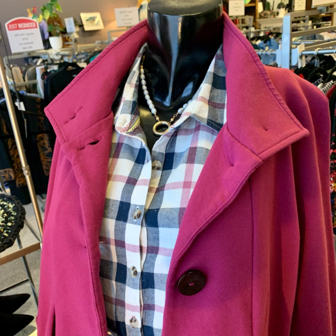 Neon Buddha, Coats, Large Berryred