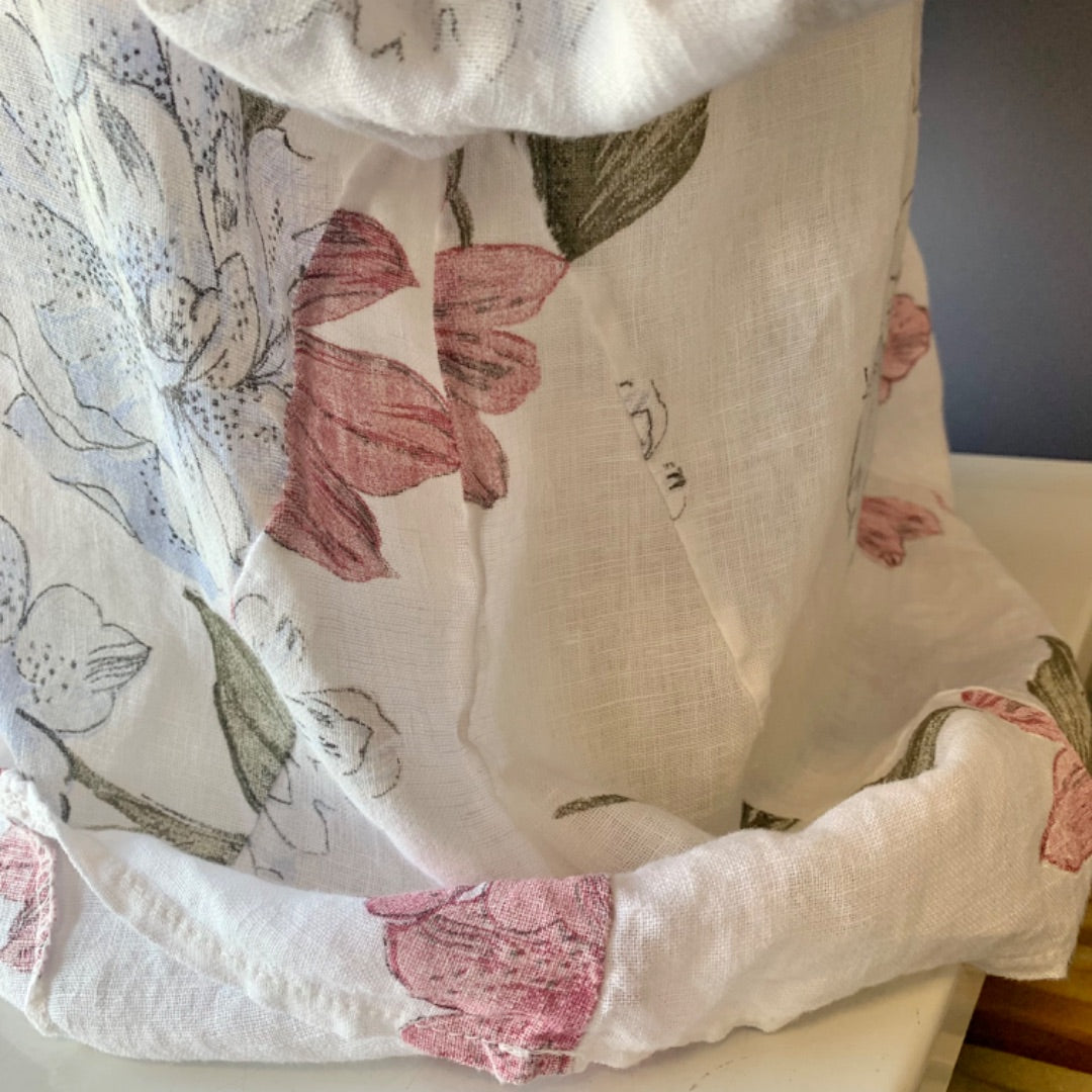 Pistache, Tops, Medium Pink Blue Floral