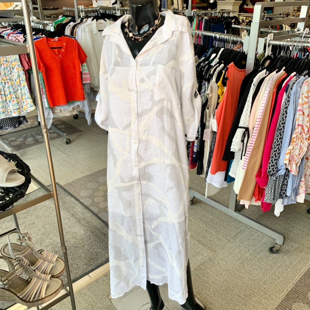 MNRK, Dresses, XLarge White Grey
