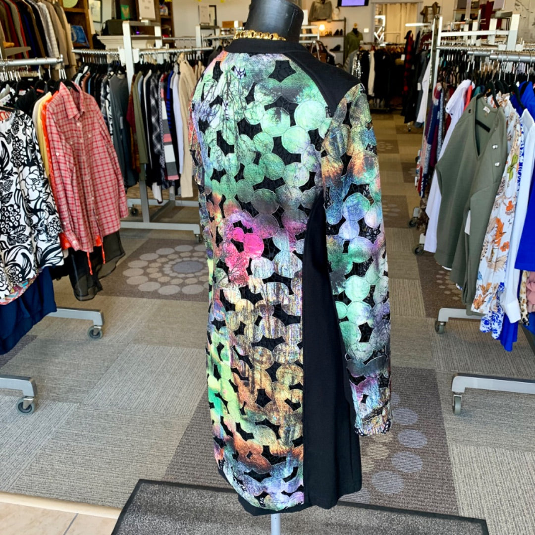 Joseph Ribkoff, Size 10 Multi on Black