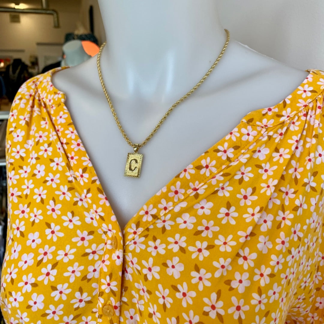 Old Navy, Tops, Large Yellow Multi