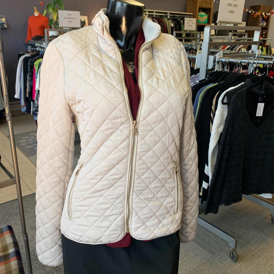 Alfred Sung, Jackets, Small Cream