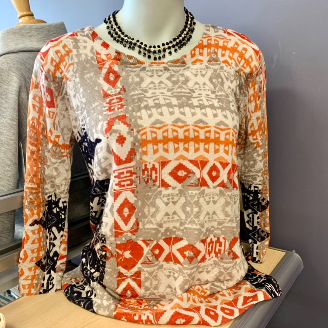 NIC+Zoe, Small Beige Orange