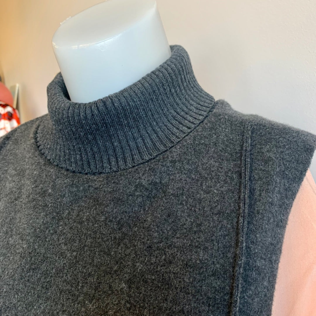 Rickis, Top Sleeveless, Large Grey