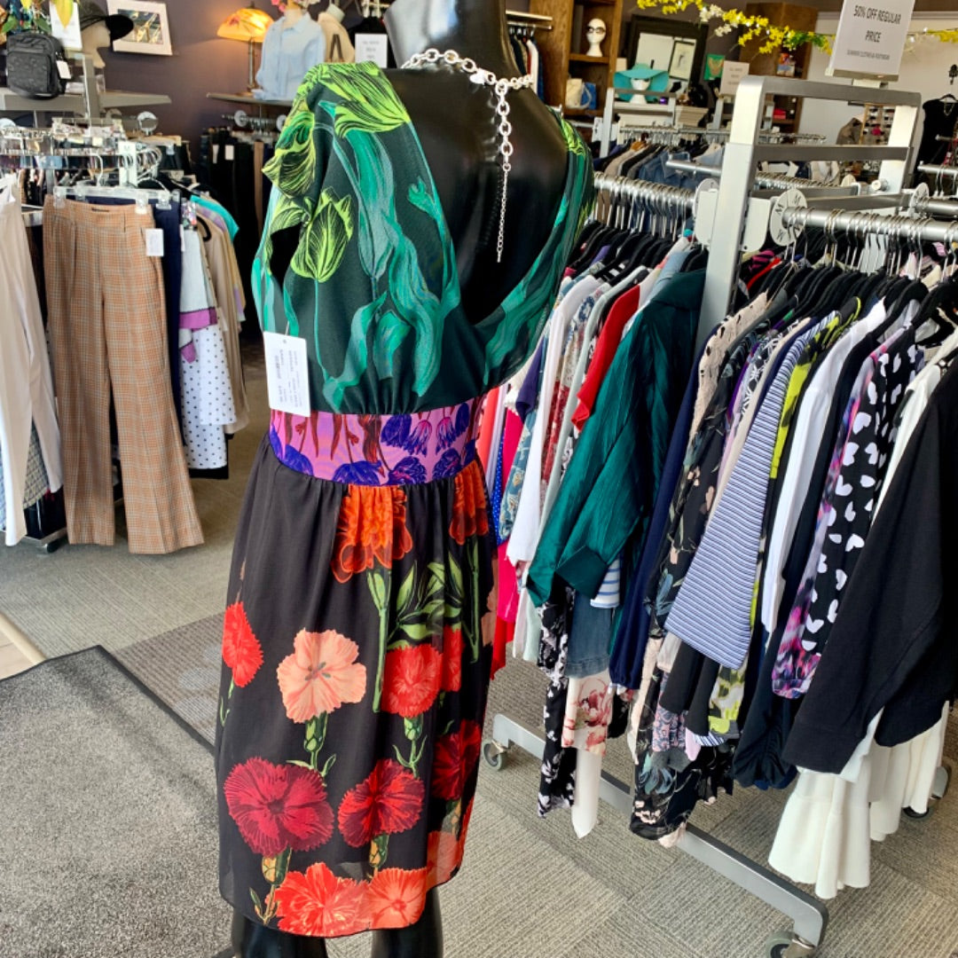 Desigual, Small Floral on Black