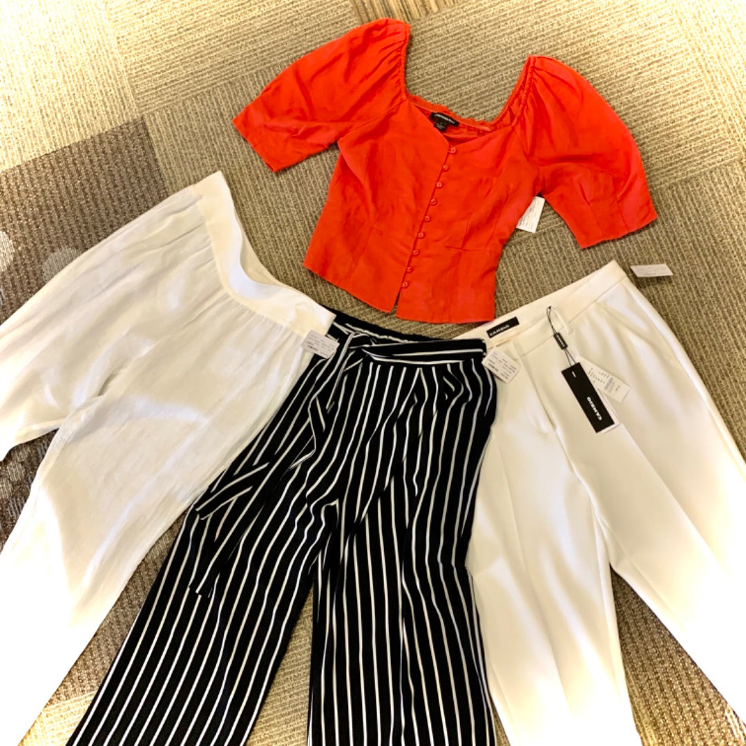 Something Navy, Tops, Small Red