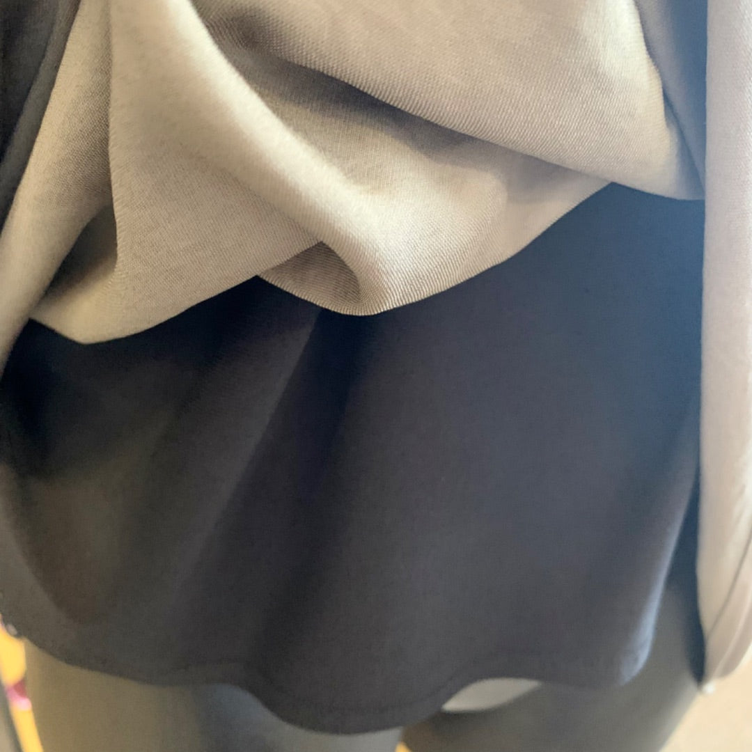 Nicole Waterfall neck, XLarge Grey/Taupe