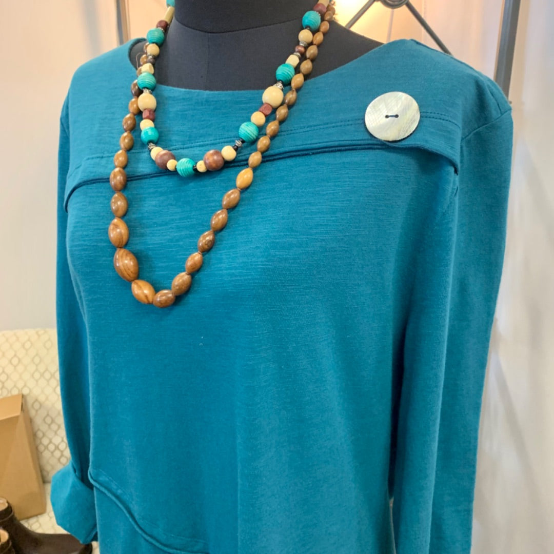 Neon Buddha, Dresses, Large Teal