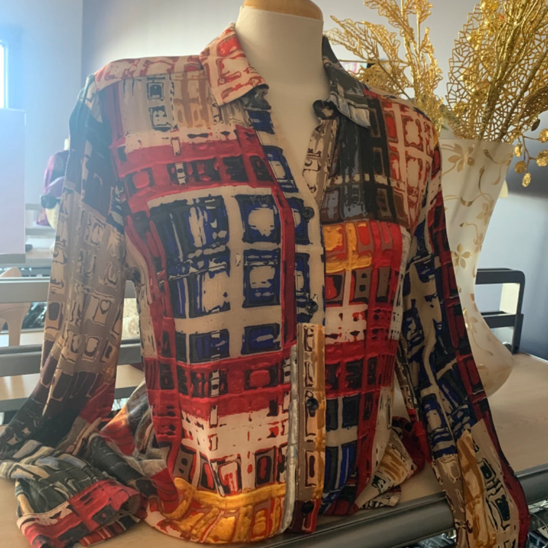 Art Simply Dolcezza, Blouses, Small Multi Square