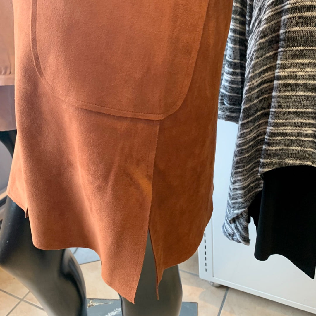 Solitaire, Tops, Medium Brown