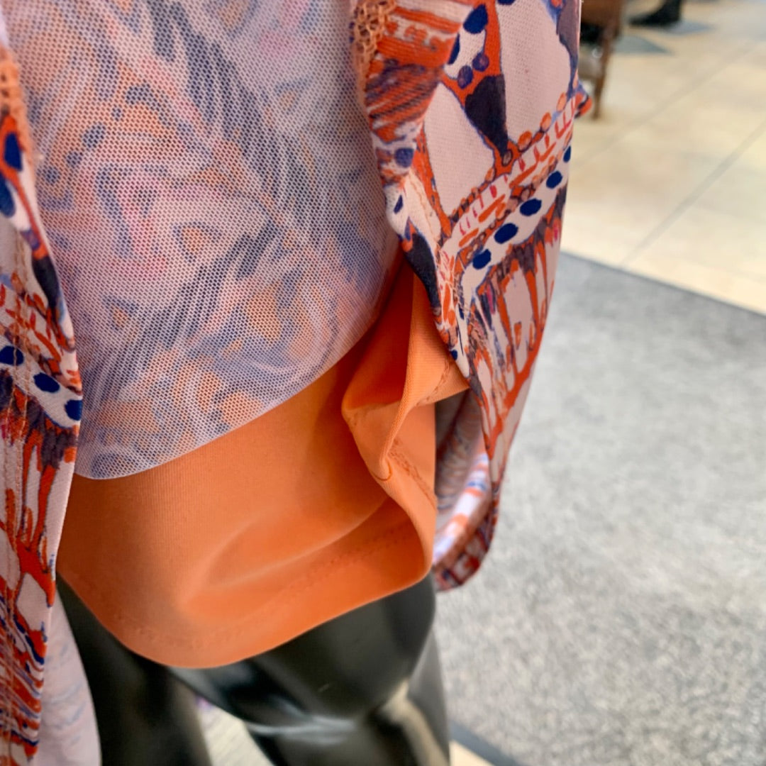 Tribal Maxi, XLarge Orange Blue