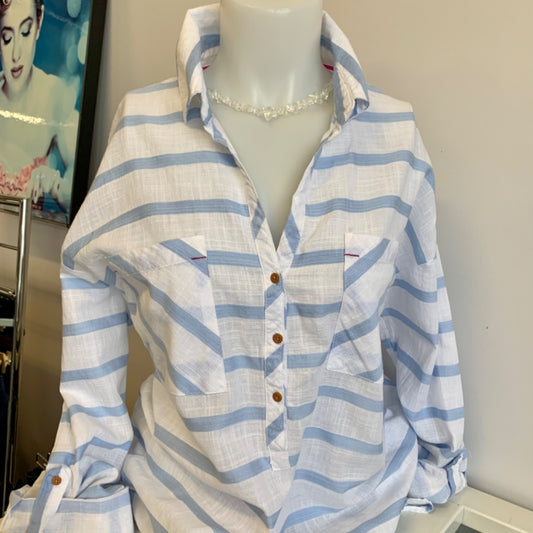 Tribal, Large White blue