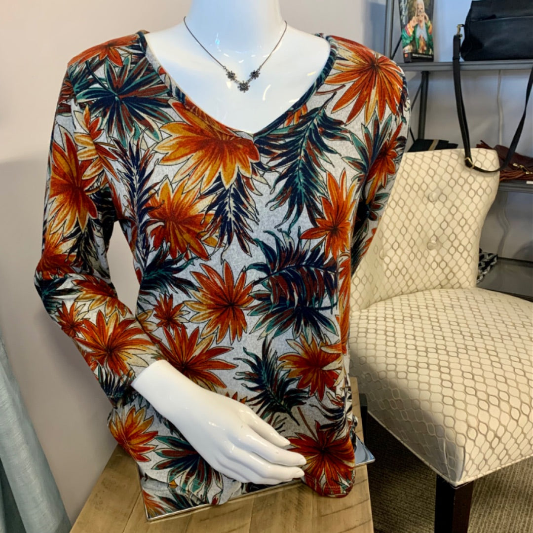 Cazza Zacks, Medium Orange green on Grey