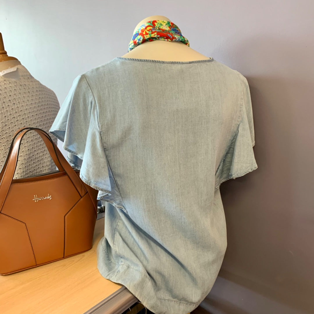 RW&Co Vneck, Small Blue
