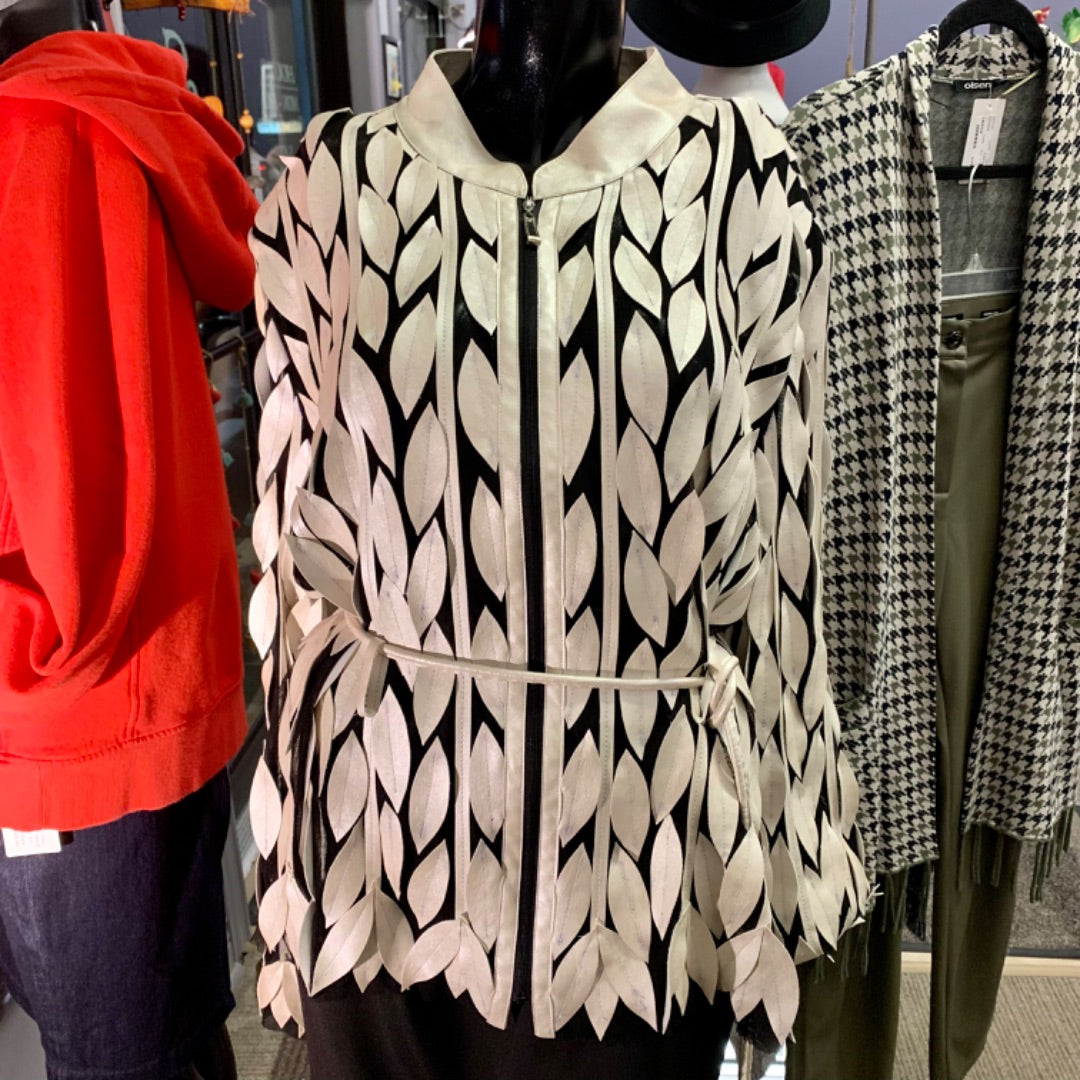 Frank Lyman, Jackets, Size 20 Beige Black