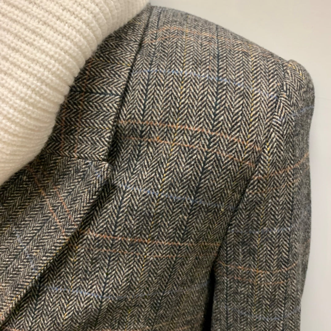 Reitmans, Jackets, Size 8 Blazer, Brown plaid, 4 button