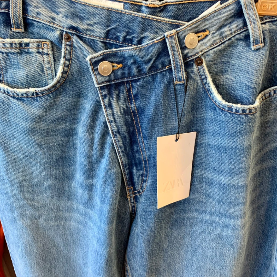 Zara, Pants, Size 8 Blue