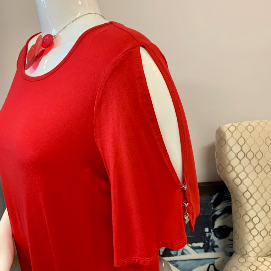 Cable&Gauge, Tops, Medium Red