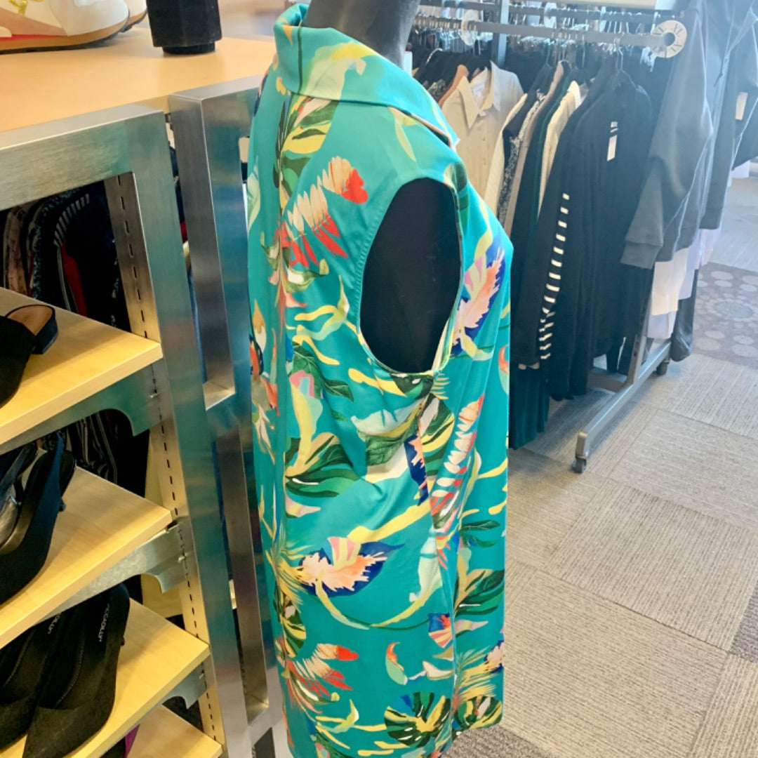 Tango Mango, Dresses, XLarge Teal Multi