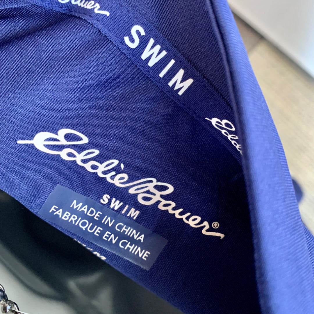 Eddie Bauer, Bathing Suits, Medium Navy