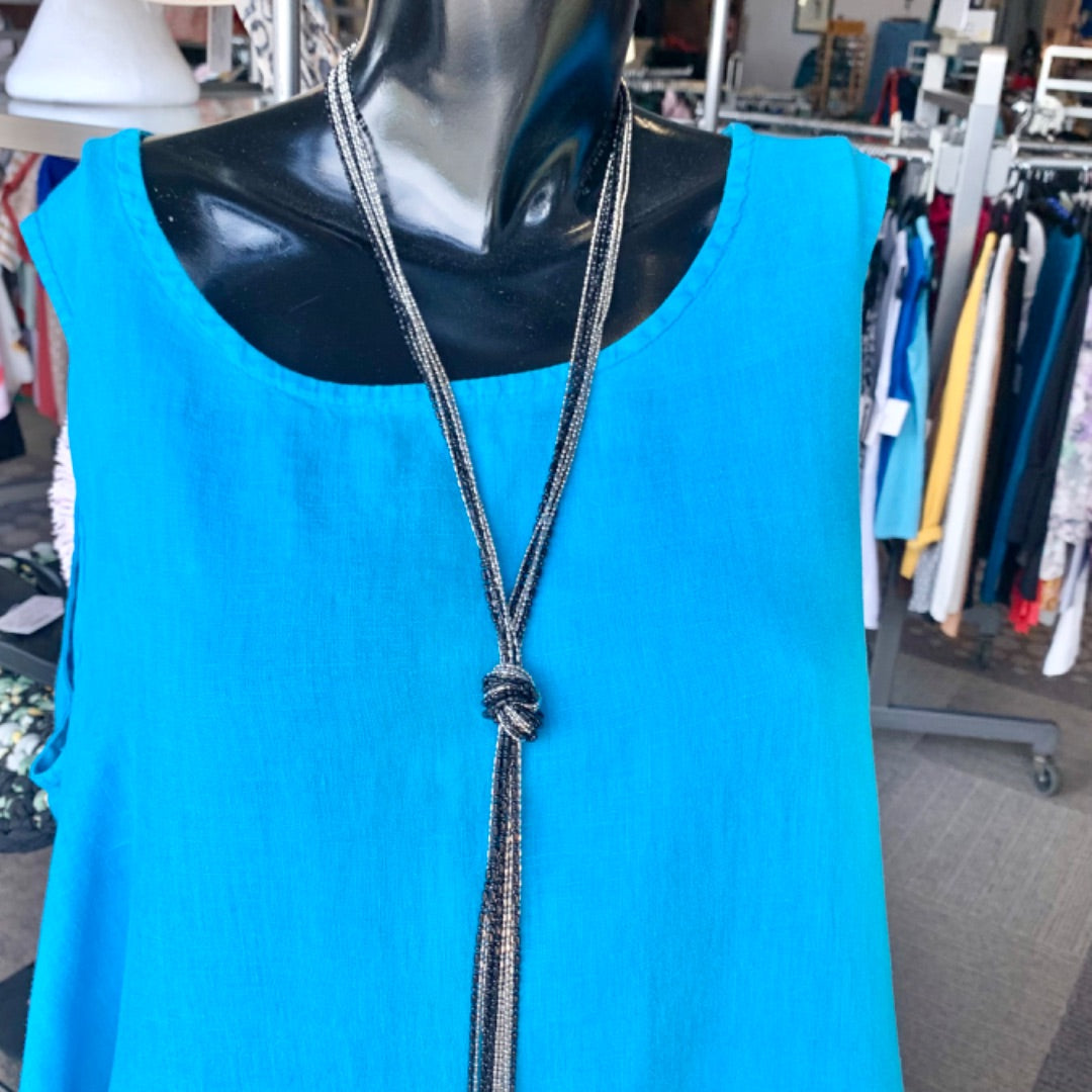 Bryn Walker, Top Sleeveless, M / L Aqua