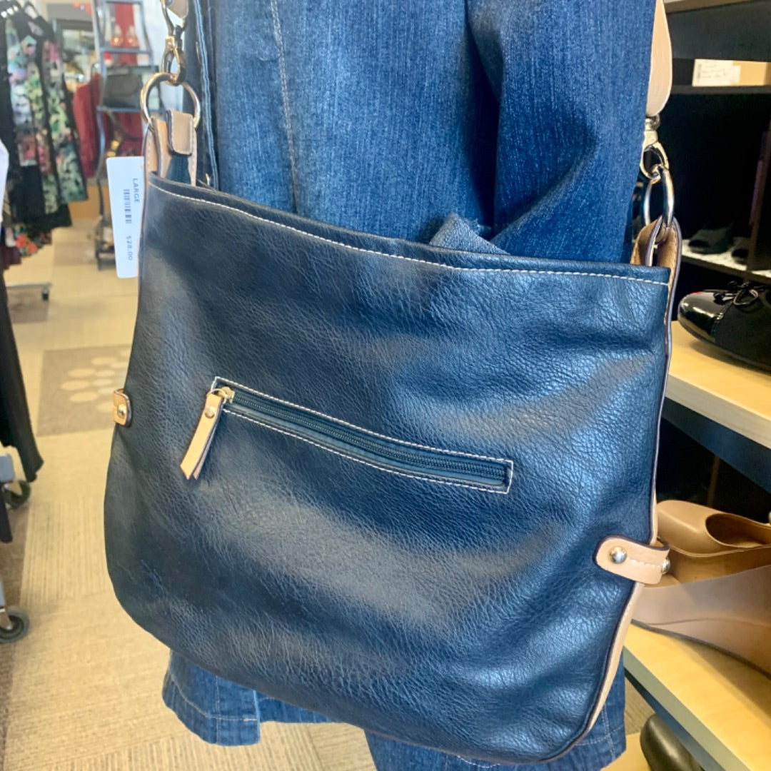 Naturalizer, Purses/handbags, Large Navy Tan