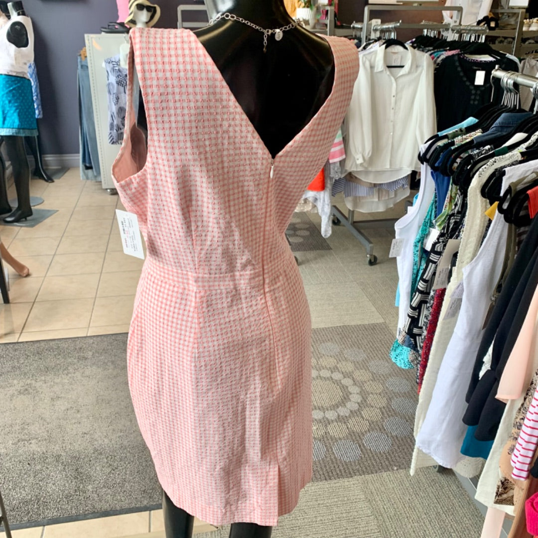 J Crew, Dresses, Size 14 Pink White