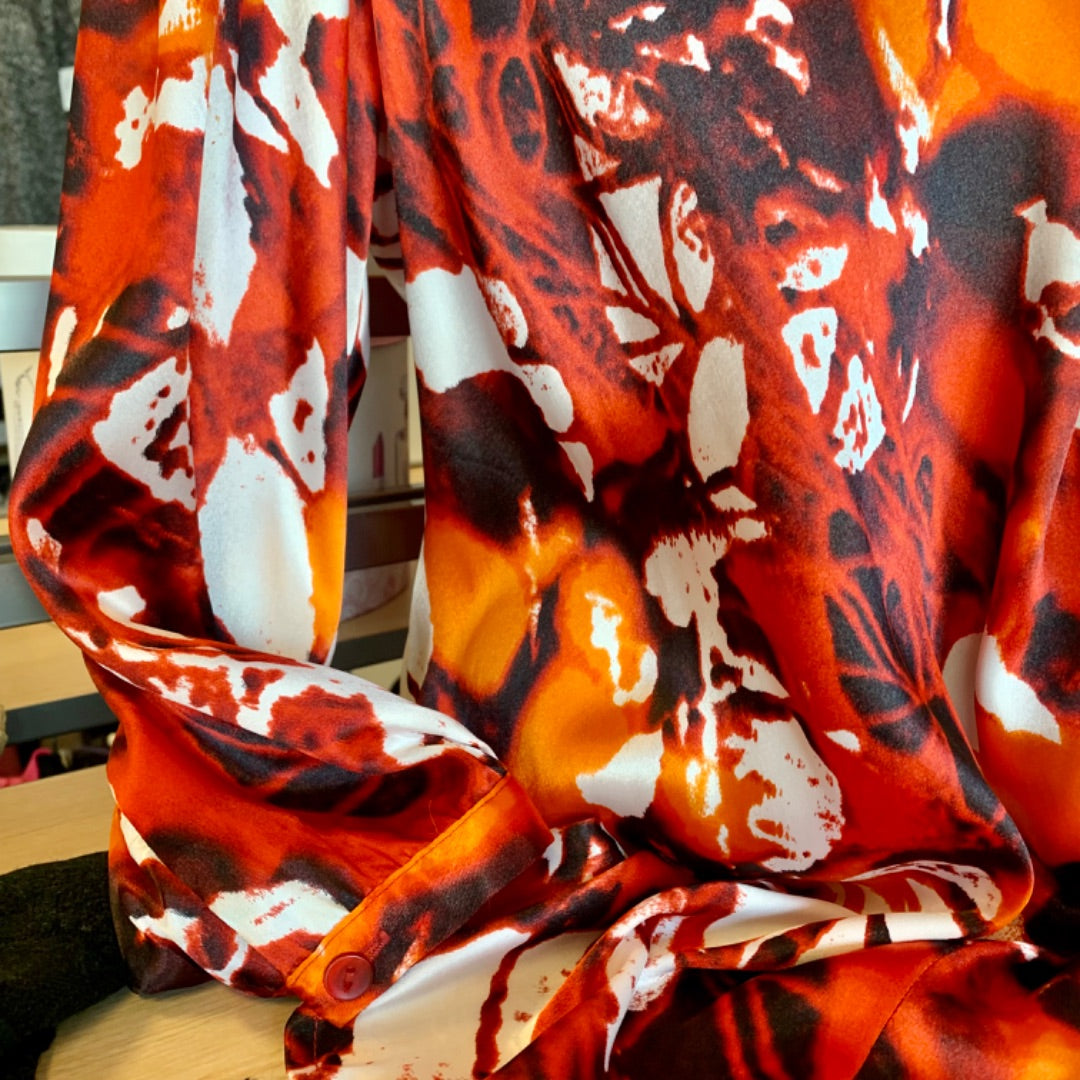 Franco Mirabelli, Tops, Large Red Wht