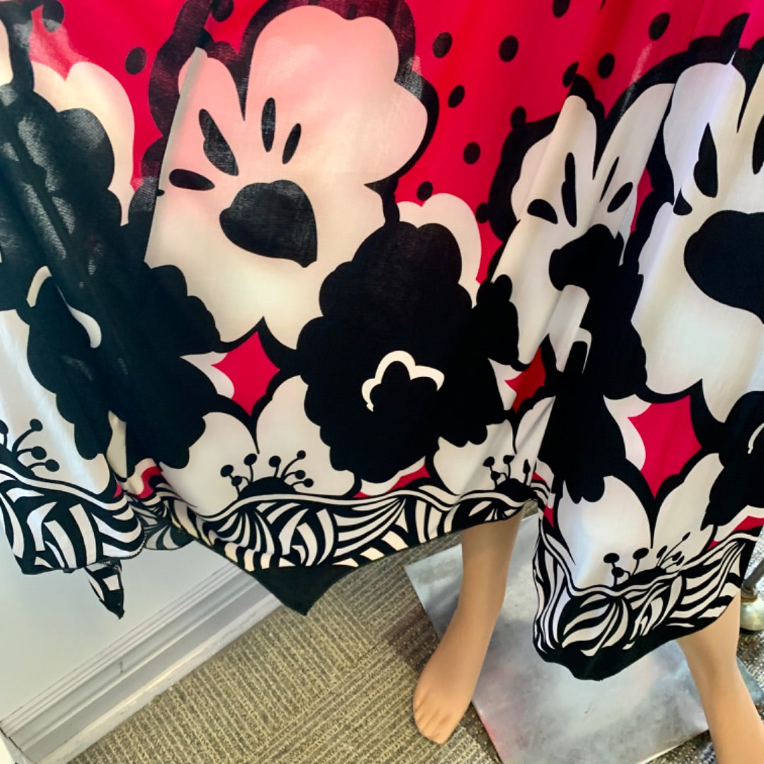 NWT Esha Design, XLarge Black White Hotpink