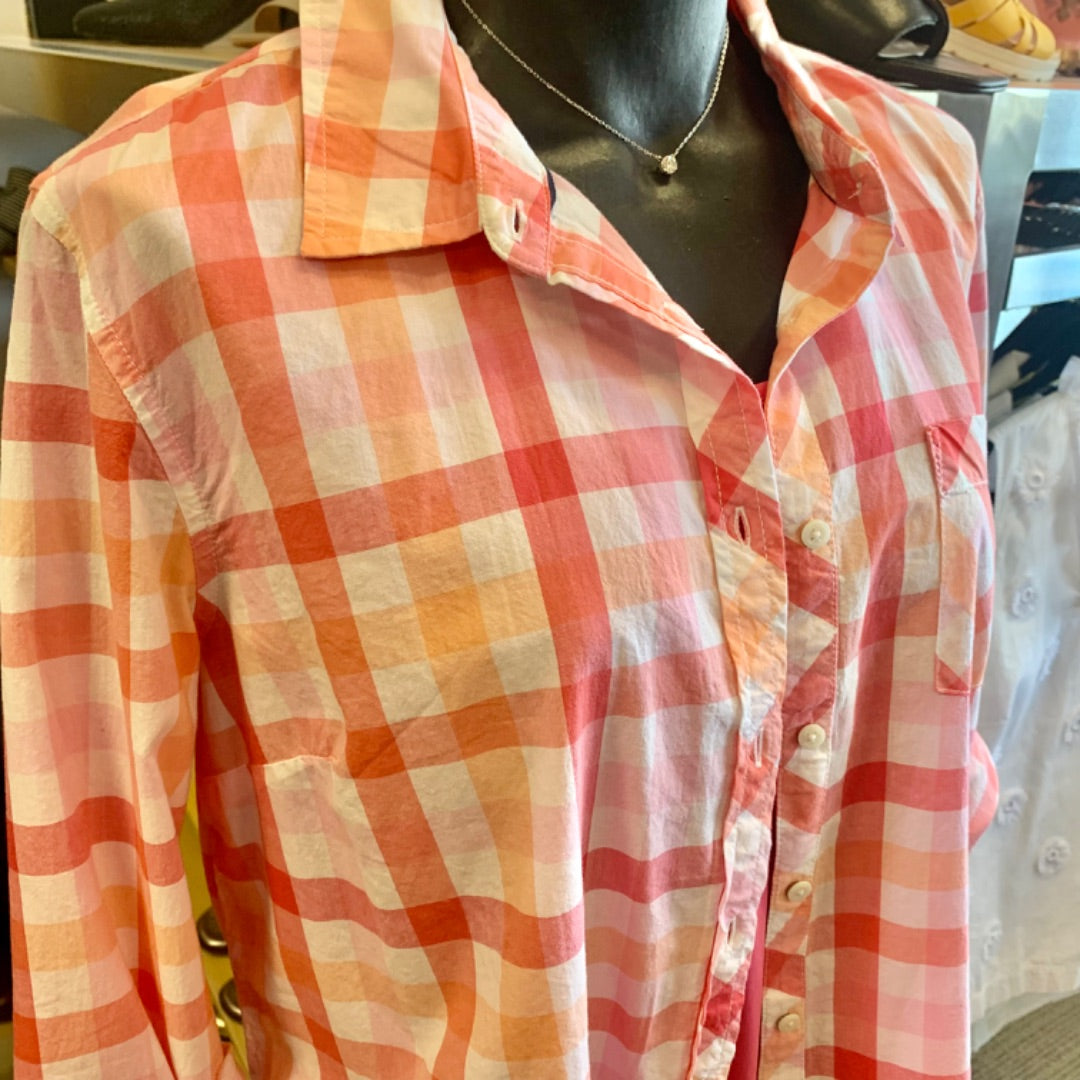 Tommy H, Tops, XLarge Rose Pink White