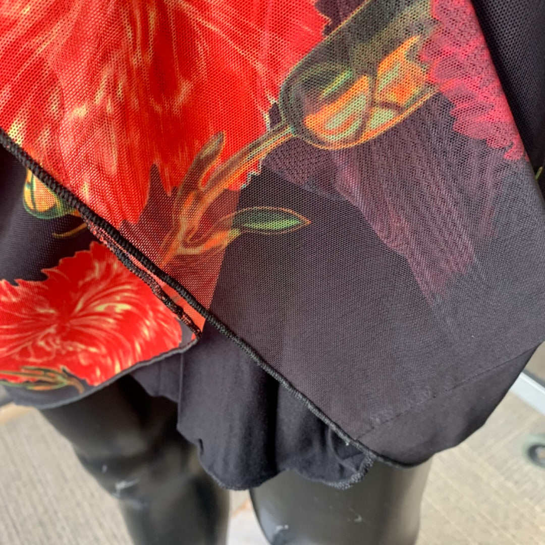 Desigual, Small Floral on Black