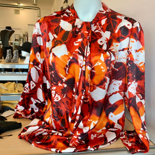 Franco Mirabelli, Tops, Large Red Wht