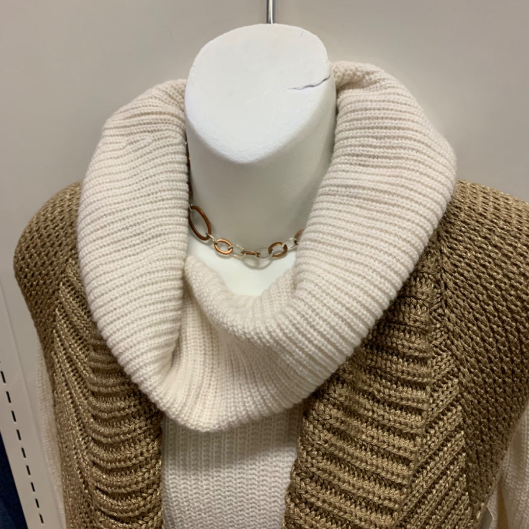 Tahari, Sweaters, Small Beige/Cream