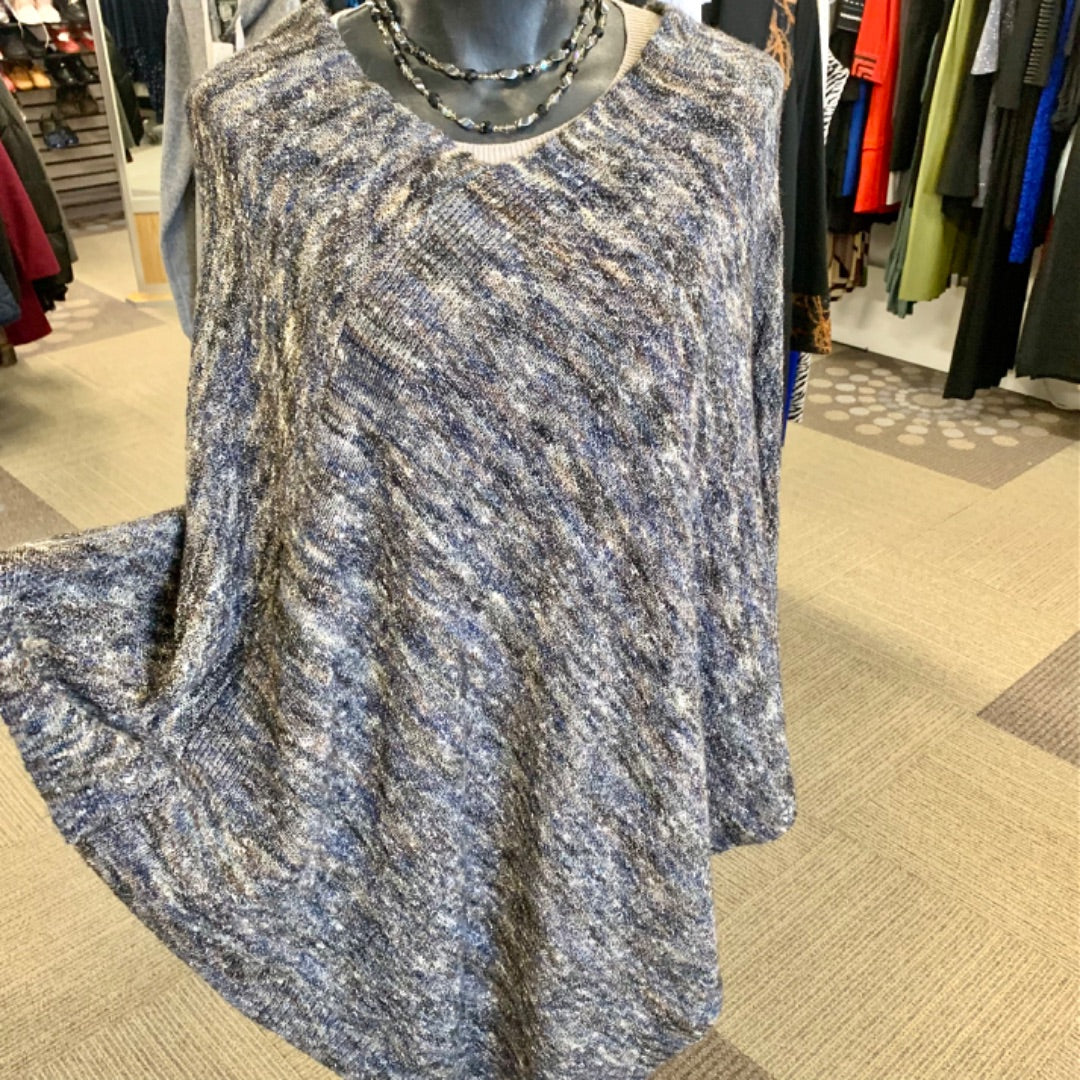 Christopher&Banks, One Size Blue with Earth Tones