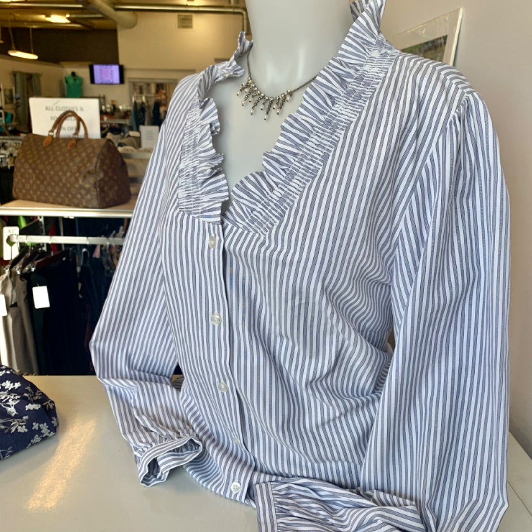 Kaffe, XLarge White Navy