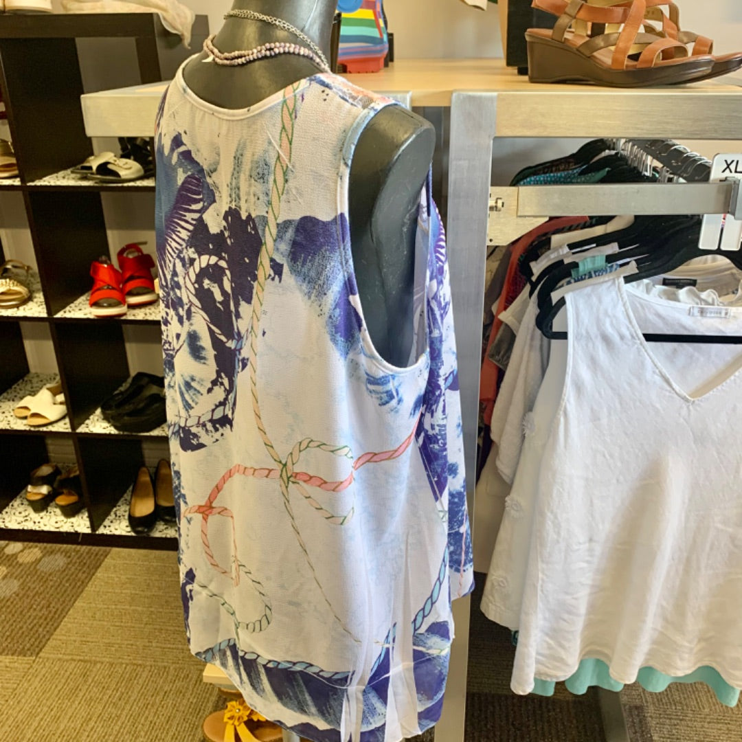Impulse California, Top Sleeveless, XLarge Multi pastels