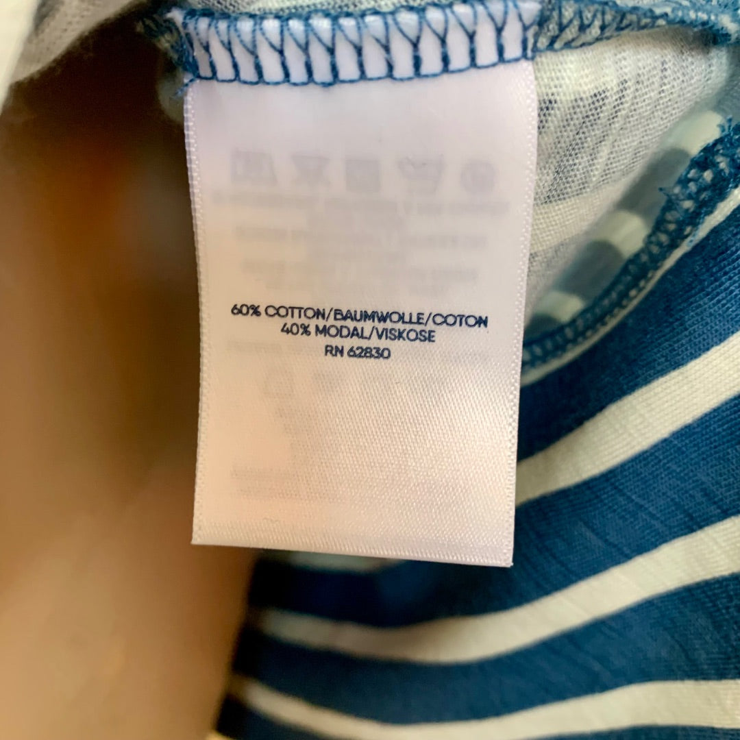 Lands' End, Tops, XLarge Blue White