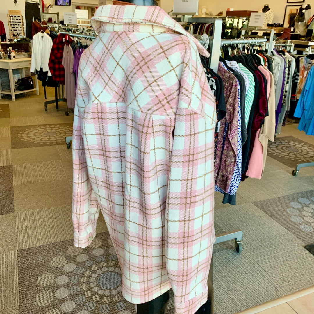 Suzy Shier, Jackets, Small Pink Cream