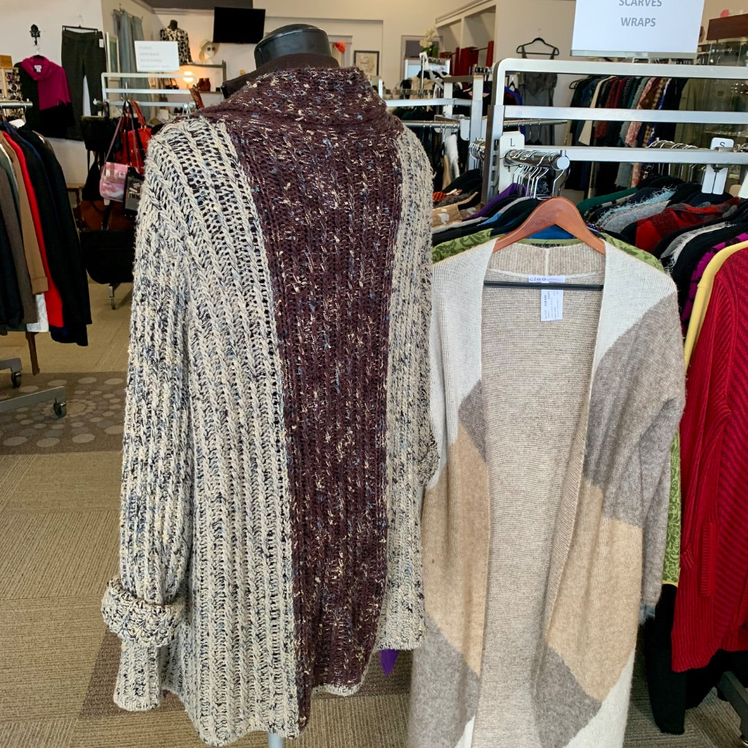 Simply Noelle, Cardigans, L/XL Beige Brown
