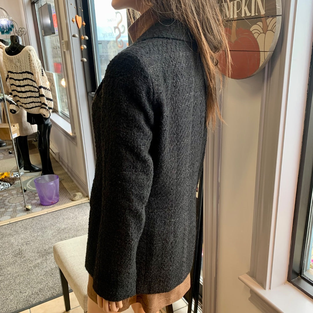 Zara, Jackets, Medium Black