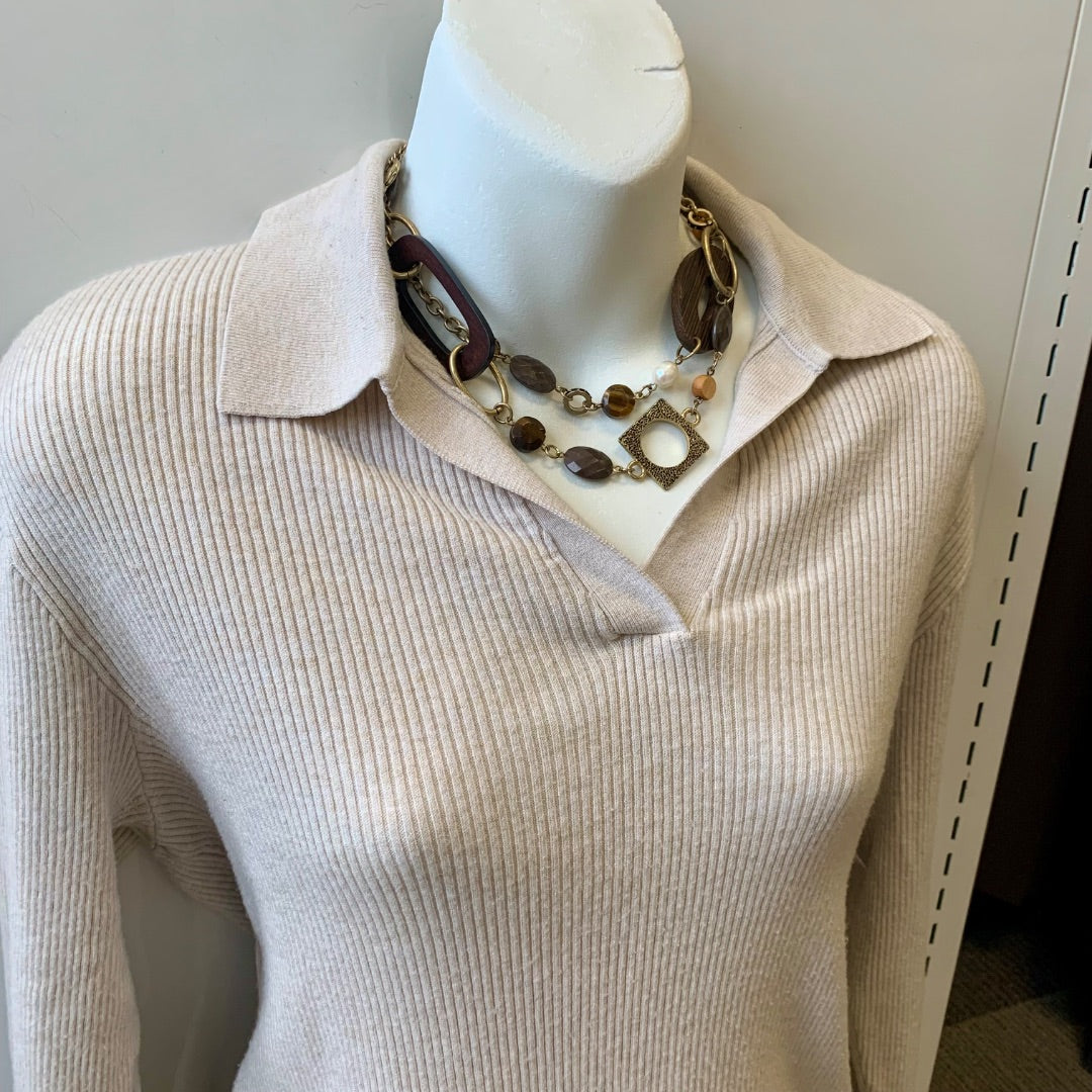 Uniqlo, Tops, Medium Beige