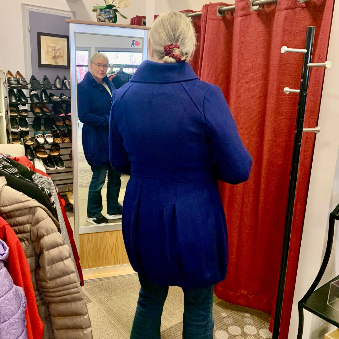 Spiegel, Coats, Size 10 Blue