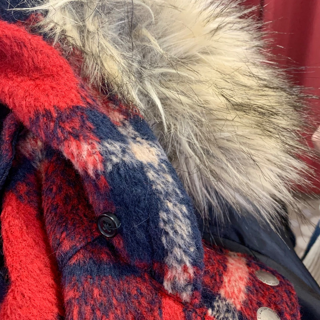 American Eagle, Coats, XLarge Red Blue Plaid