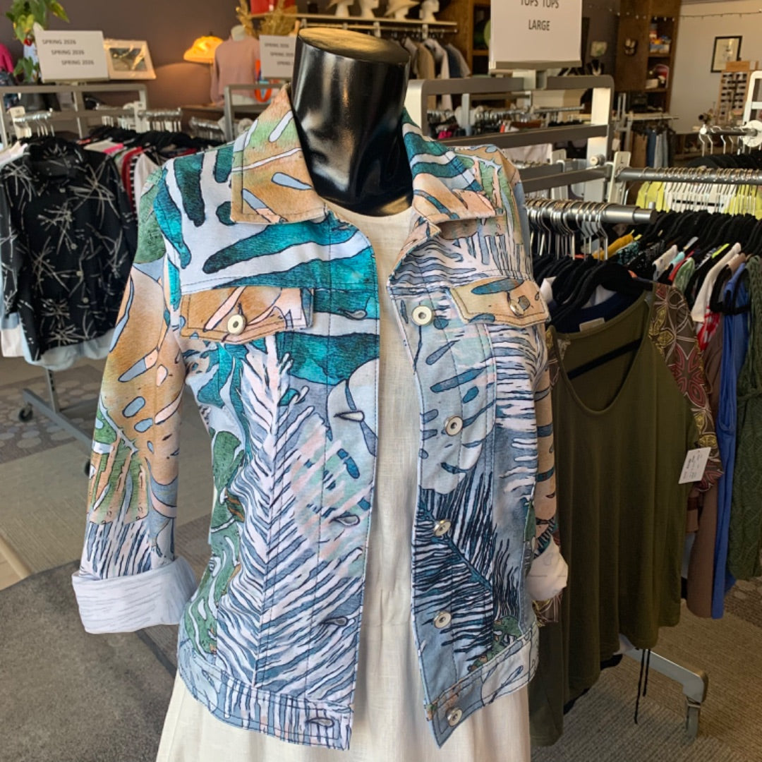 Dolcezza, Jackets, XS - S Teal Beige