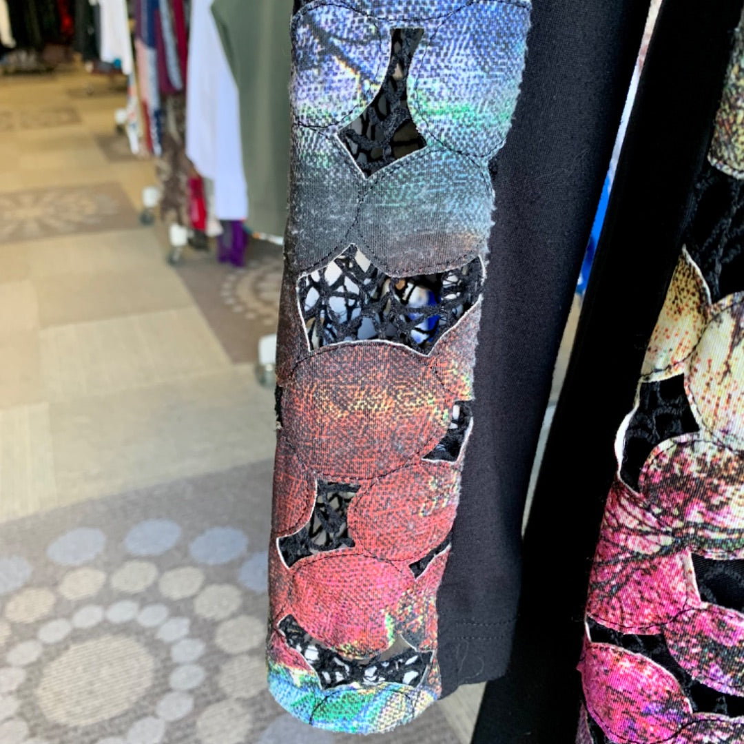 Joseph Ribkoff, Size 10 Multi on Black