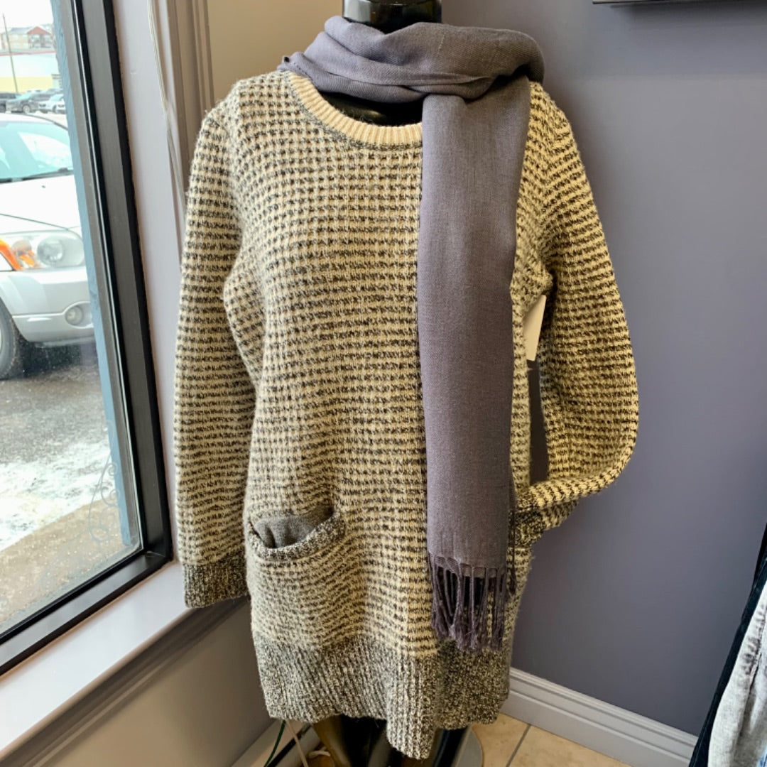 Roots, Sweaters, Medium Grey Cream