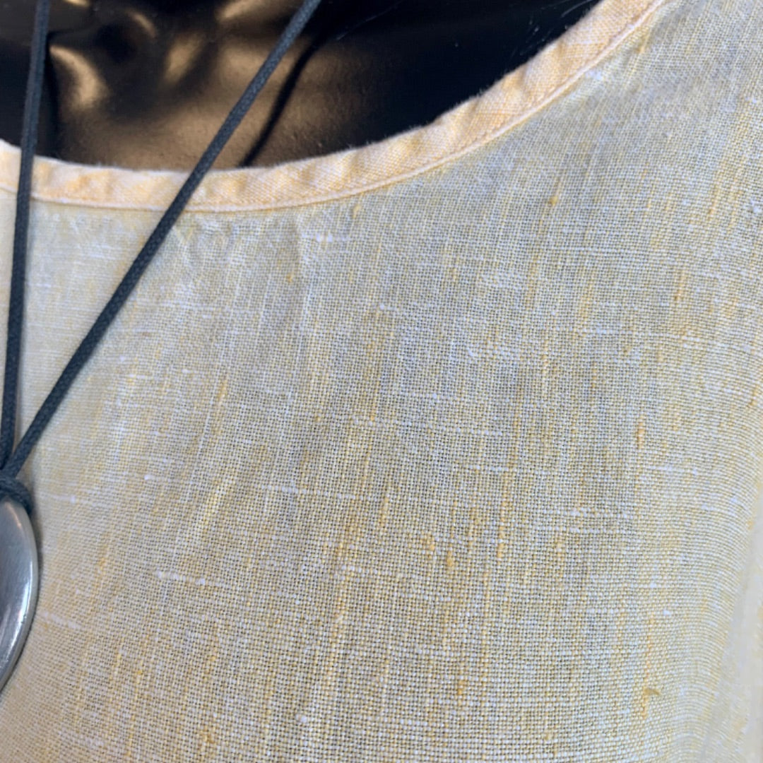 Flax, Tops, Medium Yellow